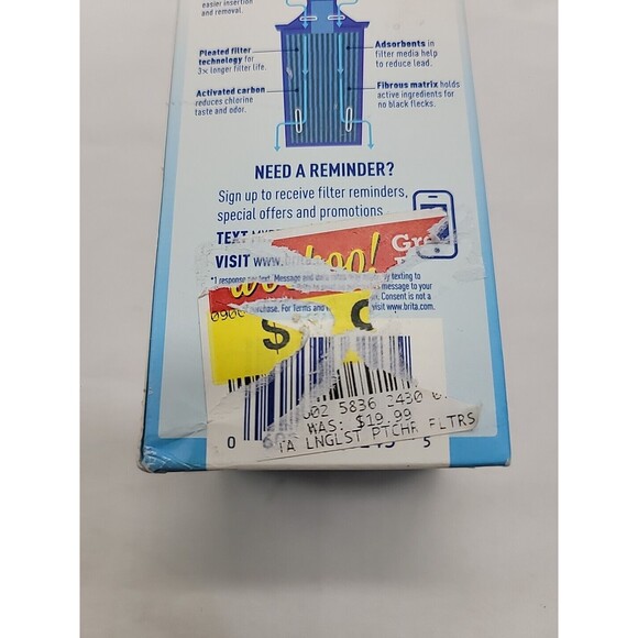 Brita Longlast Water Filter Replacement Filters Pitcher Dispensers 3x Longer New - Picture 11 of 14